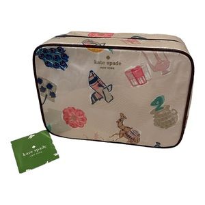 Kate Spade Rambling Roses Souk Kaley cosmetic/toiletries travel case, rare